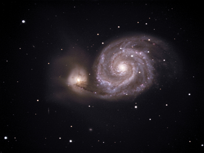 m51 whirlpool galaxy - galassia girandola
