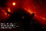 horsehead nebula ic434 and flame nebula ngc202, nebulosa testa di cavallo e nebulosa fiamma